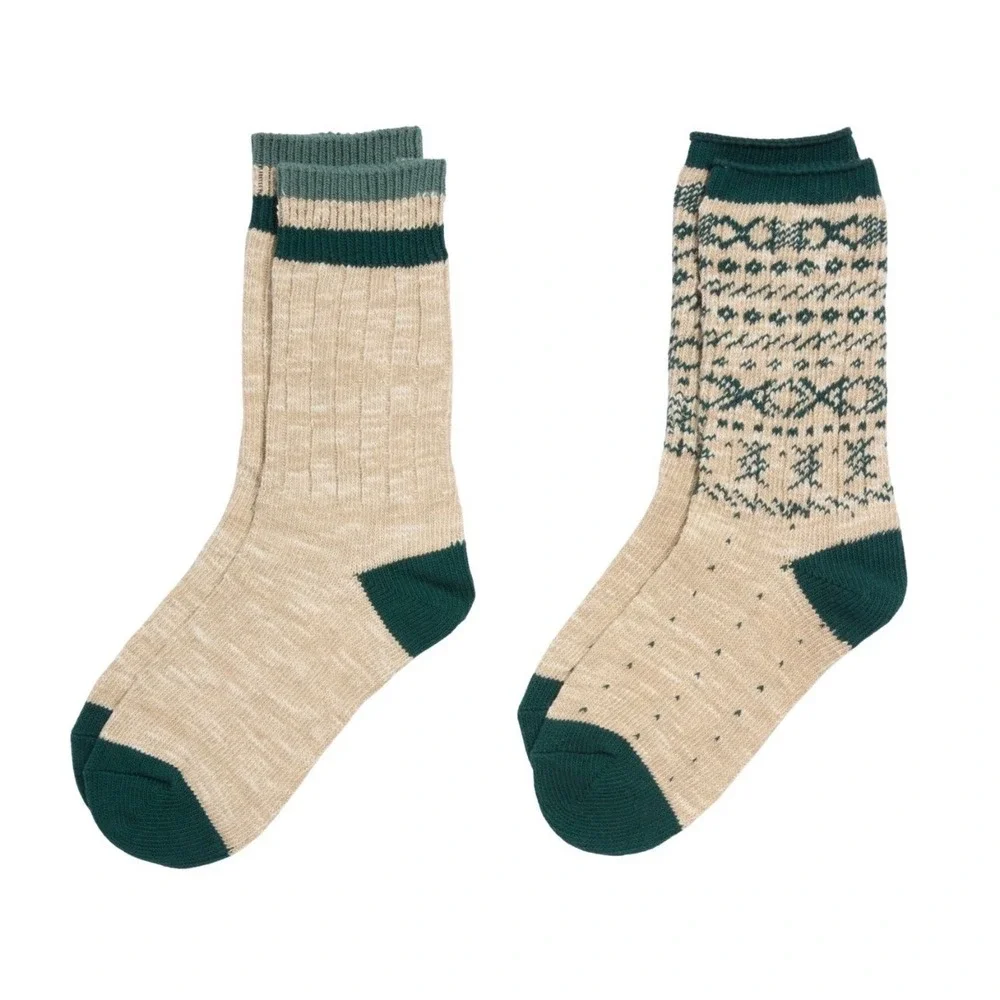 NEW 4‎ Pair Alpine Design Performance Hiking Crew Cut Ragg Socks Women's L 10 +